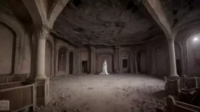 Ethereal Disguised Delusion Haunted Theater in the Deserts