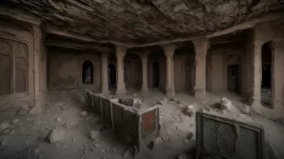 Ethereal Disguised Delusion Haunted Theater in the Deserts