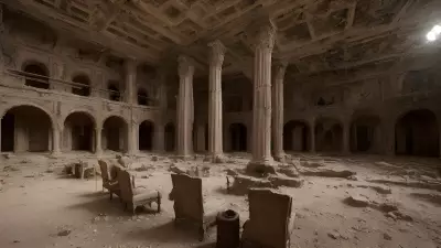 Ethereal Disguised Delusion Haunted Theater in the Deserts