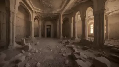 Ethereal Disguised Delusion Haunted Theater in the Deserts