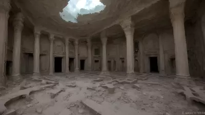 Ethereal Disguised Delusion Haunted Theater in the Deserts
