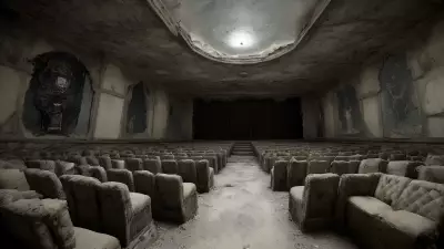 Ethereal Disguised Delusion Haunted Theater in the Deserts