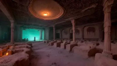 Ethereal Disguised Delusion Haunted Theater in the Deserts