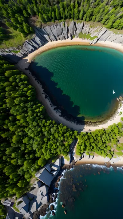 Helicopter View Capturing true perspective from above