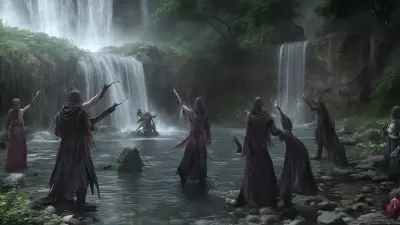 Diabolical Summon at an Enchanted Waterfall