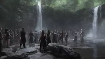Diabolical Summon at an Enchanted Waterfall