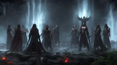 Diabolical Summon at an Enchanted Waterfall