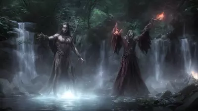 Diabolical Summon at an Enchanted Waterfall