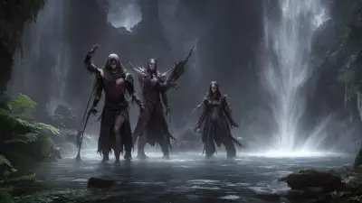 Diabolical Summon at an Enchanted Waterfall
