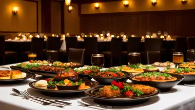 Executive Culinary Experience Mouthwatering Dishes in a Grand Event Hall