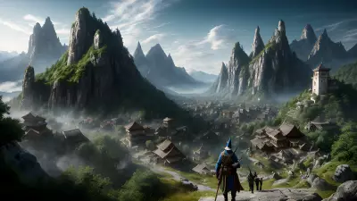 Celestial Wizards and Time Travelers in a Mystical Mountain Village