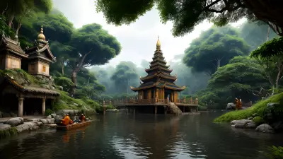 Jungle Temple of Tiger Monks