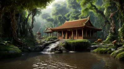 Jungle Temple of Tiger Monks