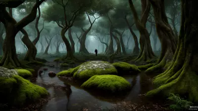 Enchanted Refuge Among Ancient Trees