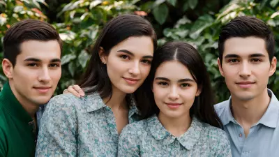 Generational Fashion Portrait at the Botanical Arboretum