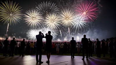 Meeting under the Fireworks