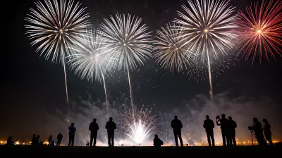Meeting under the Fireworks