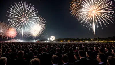 Meeting under the Fireworks