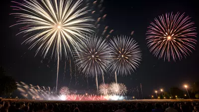Meeting under the Fireworks