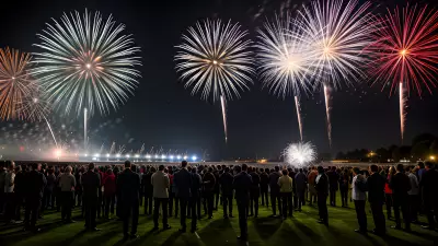 Meeting under the Fireworks