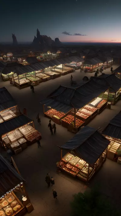The Cursed Market at the Edge of Mystical Realms