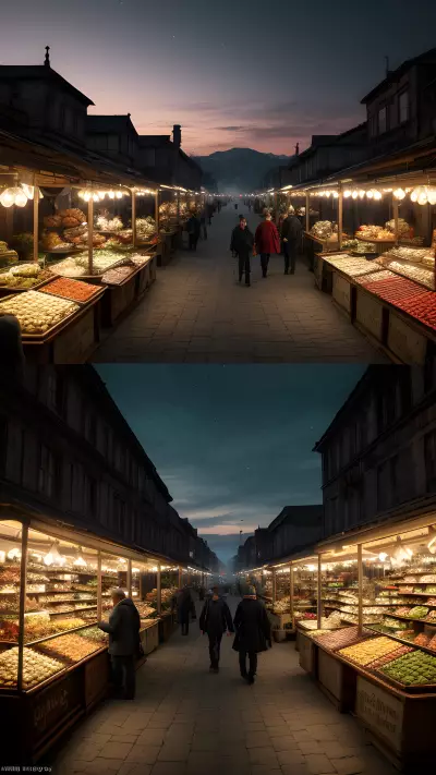 The Cursed Market at the Edge of Mystical Realms
