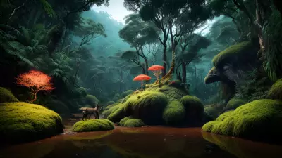 Festive Wildlife in the Rainforest
