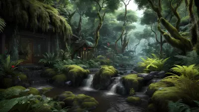 Festive Wildlife in the Rainforest