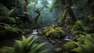 Festive Wildlife in the Rainforest