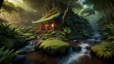 Festive Wildlife in the Rainforest