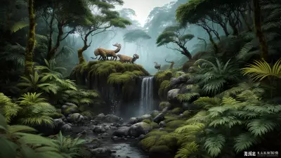 Festive Wildlife in the Rainforest