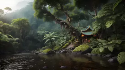 Festive Wildlife in the Rainforest