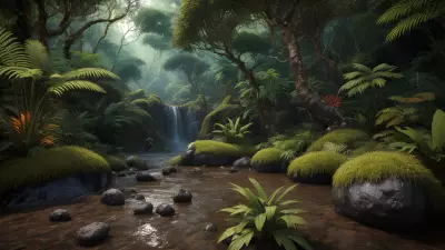 Festive Wildlife in the Rainforest