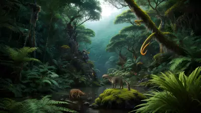 Festive Wildlife in the Rainforest