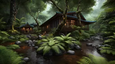 Festive Wildlife in the Rainforest