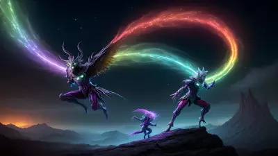 Rainbow Realms Watchful Guardians Enchant the Night