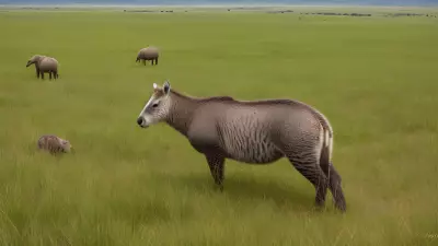 Marine Magic Capturing the Beauty of Mammals in Diverse Grasslands