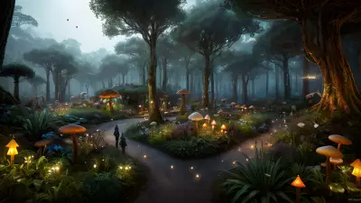 The Hidden Garden A Realm of Mushrooms, Fireflies and Potions