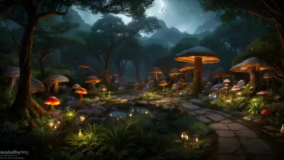 The Hidden Garden A Realm of Mushrooms, Fireflies and Potions