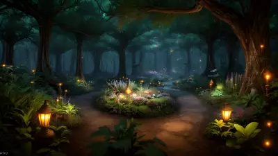 The Hidden Garden A Realm of Mushrooms, Fireflies and Potions