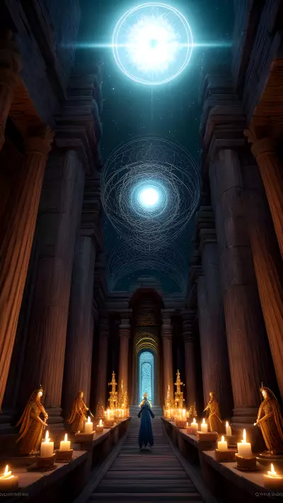 Mystical Rituals at the Ancient Temple