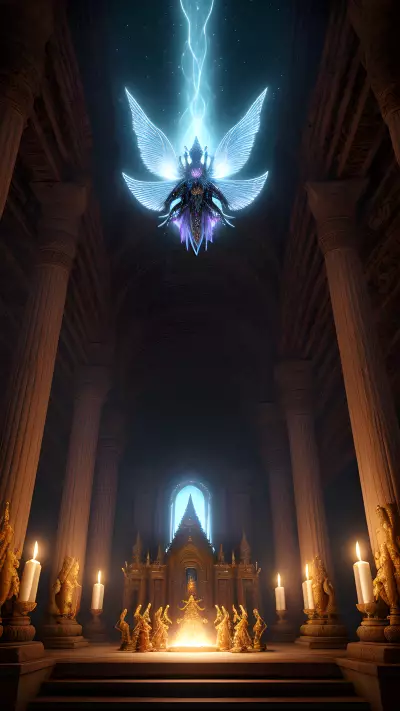 Mystical Rituals at the Ancient Temple