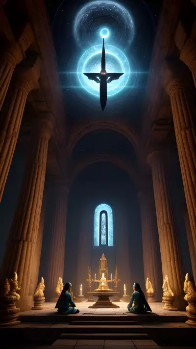 Mystical Rituals at the Ancient Temple