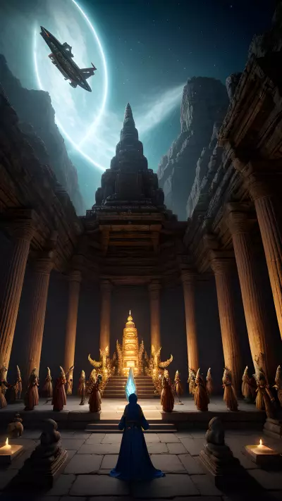 Mystical Rituals at the Ancient Temple