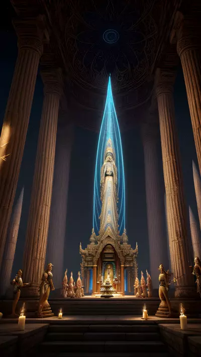 Mystical Rituals at the Ancient Temple