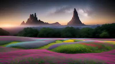Enchanted Flower Meadow A World of Emotions