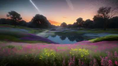 Enchanted Flower Meadow A World of Emotions