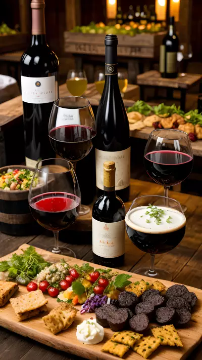 Winery Tasting Food Pairing with a Hint of Hierloom Ingredients