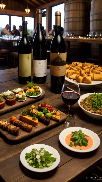 Winery Tasting Food Pairing with a Hint of Hierloom Ingredients