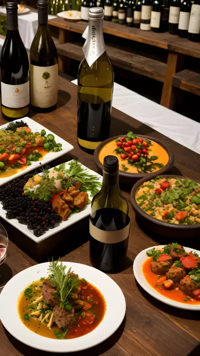 Winery Tasting Food Pairing with a Hint of Hierloom Ingredients